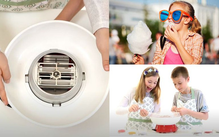 The AM-6214 A outlet cotton candy machine
