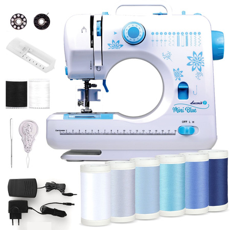 Швейна машина Lucznik Mini Blue з набором лапок