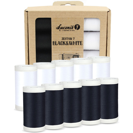 Набір ниток Lucznik: Black&White Maxi