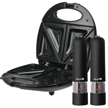 SM-1004 S sandwich toaster + spice grinders