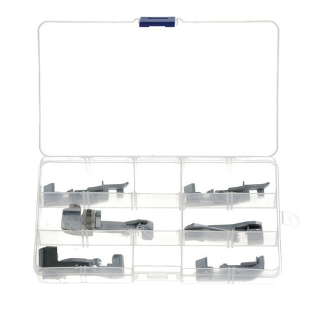 Satz mit 6 Füßen für Overlocks