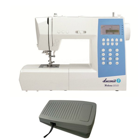 Helena 2060 Nähmaschine mit Koffer, Füßchen und Nadelsatz