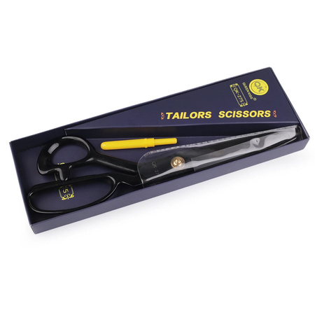 Schwarze Schneiderschere 24 cm mit Nahttrenner