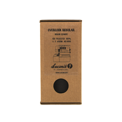Lucznik Regular overlock thread set - Black