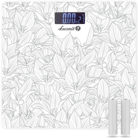 Electronic bathroom scale BS-973 W14 - plumeria