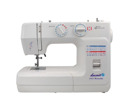 Kornelia II 2004 sewing machine with a set of feet