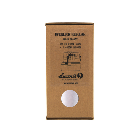 Lucznik Regular overlock thread set - White