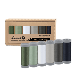 Maszyna do szycia Łucznik Master Craft 100.40 eco z dedykowanym zestawem nici