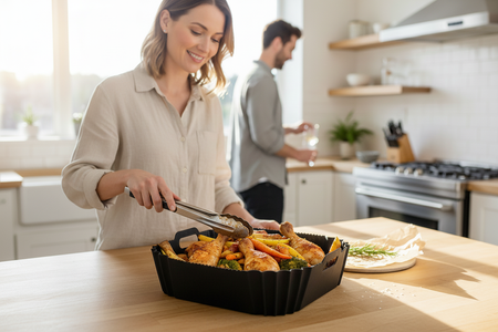 Łucznik AF-1500 Oil-Free Air Fryer With Steam Function