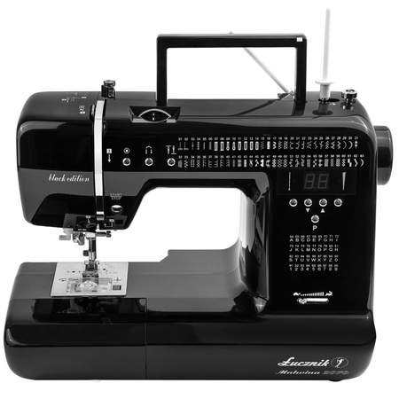Łucznik maszyna do szycia Malwina 2070 Black Edition ze stolikiem i mini nićmi
