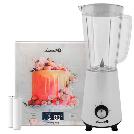 Personal blender 350 W BP-2018 + kitchen scale 