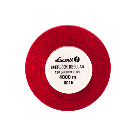 Set of overlock threads Lucznik Regular - Red
