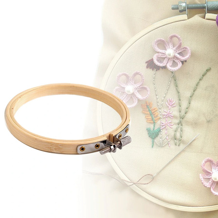 Wooden tambour 10 cm