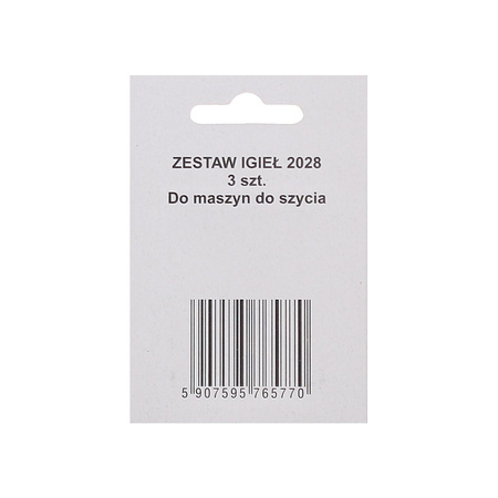 Set of 3 double needles