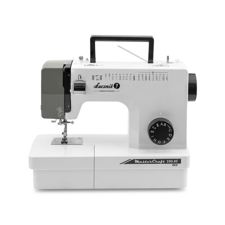 Maszyna do szycia Łucznik Master Craft 100.40 eco z dedykowanym zestawem nici