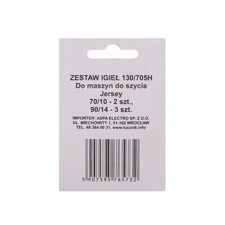 Lucznik Jersey knitting ball needles