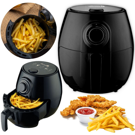 Beztuková fritéza AF-2017 + elektrická konvice WK-2501 Black