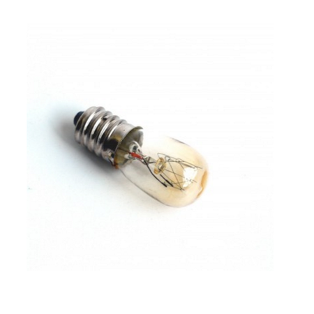 Light bulb for sewing machines and overlocks