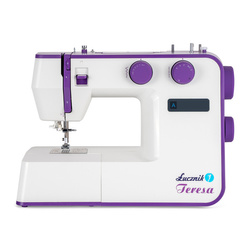 Teresa sewing machine with case, thread, needles and bobbins