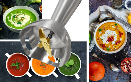 HAND BLENDER JK-1200 TITANIUM SILVER STRONG