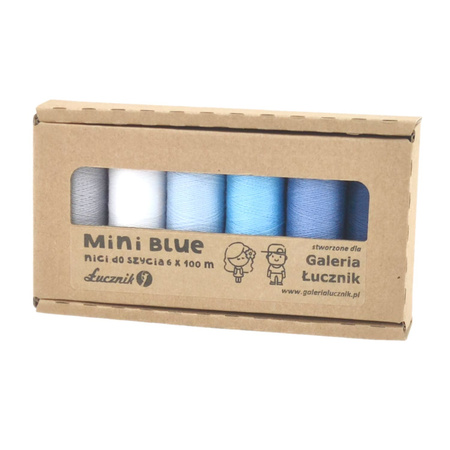 Sada nití pro šicí stroj Lucznik Mini Blue