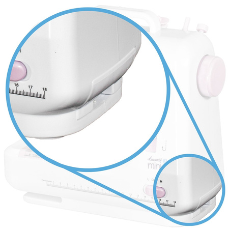 Maszyna do szycia Łucznik Mini z podstawowym zestawem akcesoriów