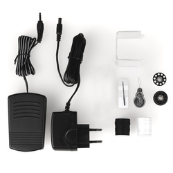 Lucznik Mini sewing machine with accessory set