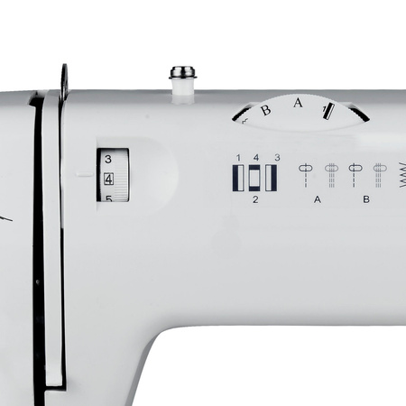 Milena II 419 sewing machine with case, thread, needles and bobbins