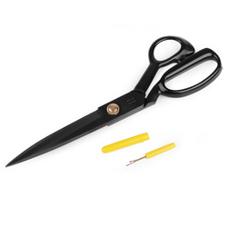 Schwarze Schneiderschere 24 cm mit Nahttrenner