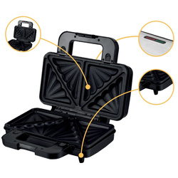 Elektrischer Toaster zum Toasten von Panini-Sandwiches 3in1 Lucznik SM-2019 XL 1000W