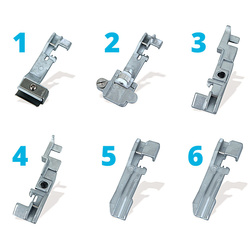 Set of 6 feet for overlocks
