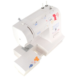 Lucznik Laura 555 sewing machine with a set of feet