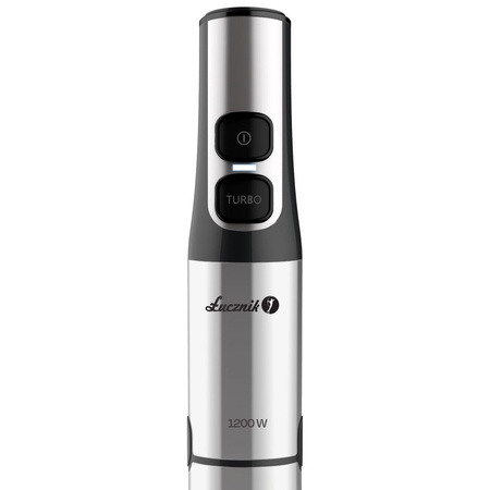 Zestaw czajnik elektryczny PK-2018 czarny + blender ręczny JK-1200 Titanium black strong