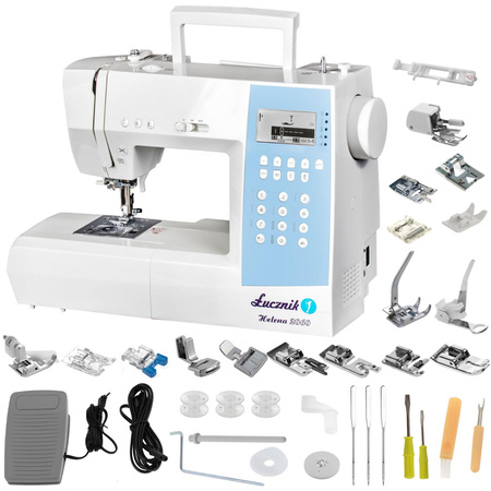 Helena 2060 sewing machine with a set of feet