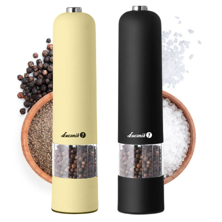 Salt and pepper grinders PM-101 vanilla and black