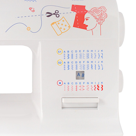 Laura 555 sewing machine with carrying case
