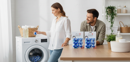 Kuličky na praní prádla proti žmolkování 2 sady