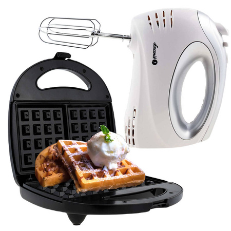 Lucznik HM-2019 Handrührgerät und Waffeleisenset SW-8801