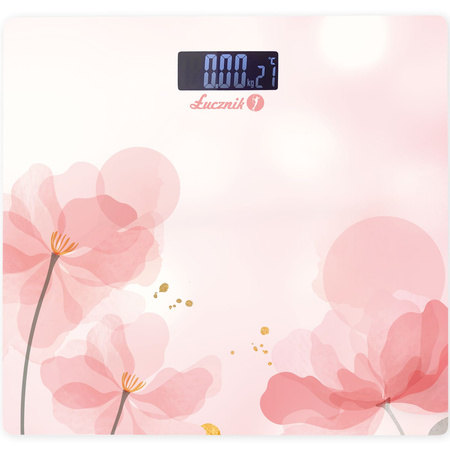 Electronic bathroom scale BS-973 W14 - plumeria
