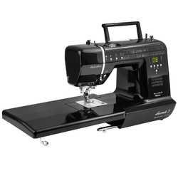 Łucznik maszyna do szycia Malwina 2070 Black Edition ze stolikiem i zestawem stopek
