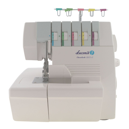 Overlock 820D5 with a set of feet