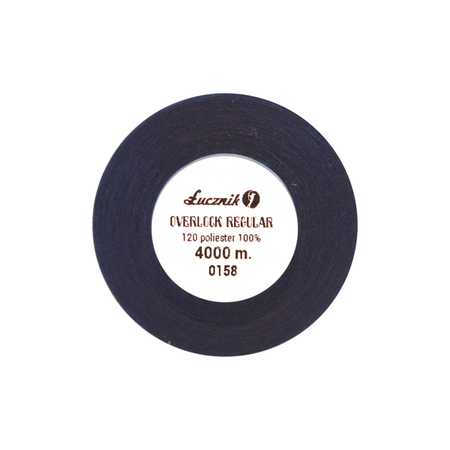 Zestaw nici overlockowych Łucznik Regular - Granatowe