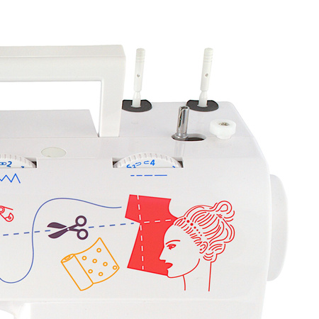 Laura 555 sewing machine with carrying case