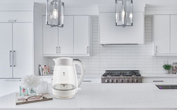 PK-2018 electric glass kettle - white