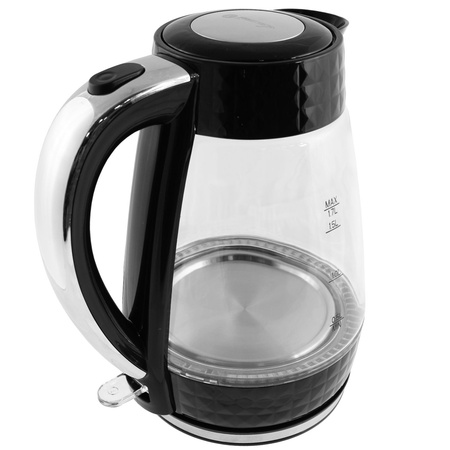 PK-2018 electric glass kettle - black
