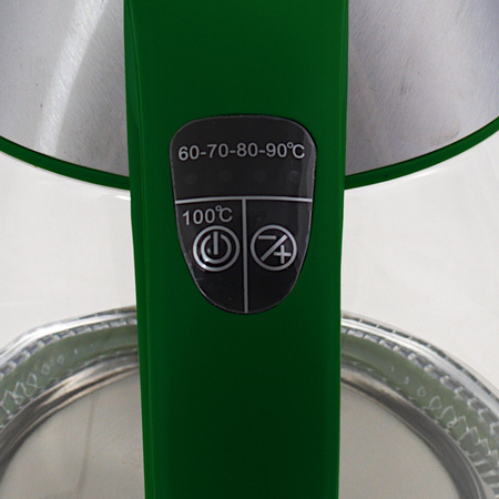 Electric kettle with temperature control WK-2020 bottle green
