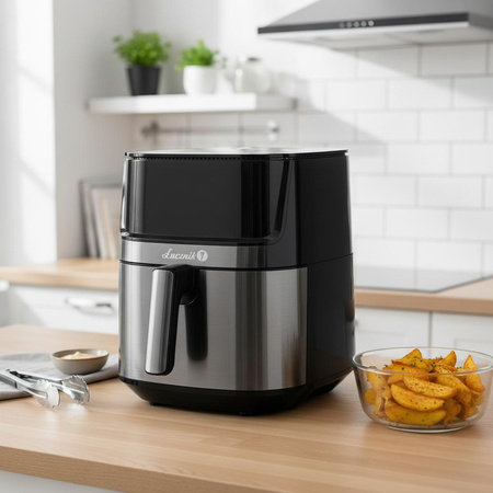 Łucznik frytkownica beztłuszczowa AF-1500 Air Fryer Steam+ gotowanie na parze