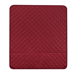 Mata do maszyn do szycia - Bordowa velvet