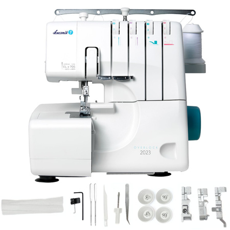 Overlock 2023 with set of 8 spools of regular thread