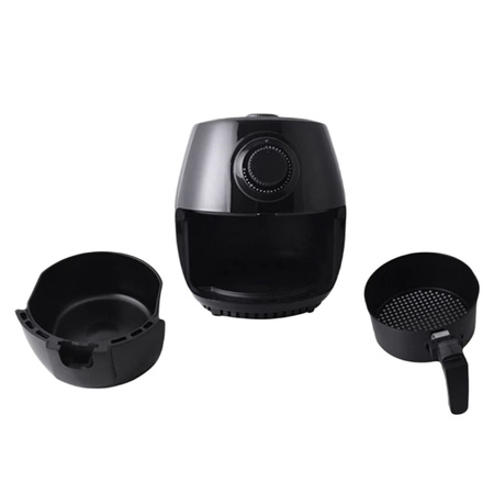 Fettfreie Fritteuse AF-2017 + elektrischer Wasserkocher WK-2501 Black